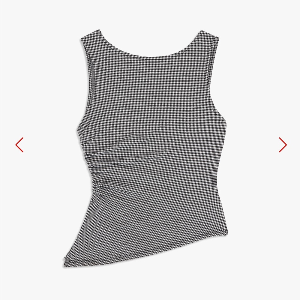 Erin Tank LISA SAYS GAH Caviar Gingham